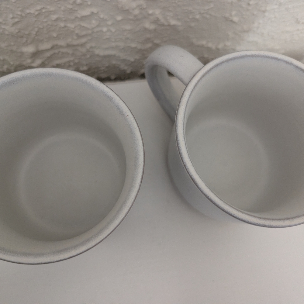 Hearth & Hand Good Morning Stoneware Mug Set - White - Picture 3 of 7